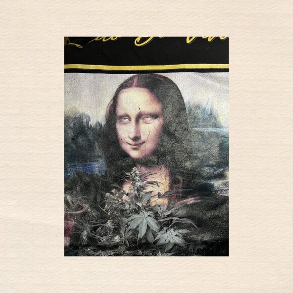 Leonardo Da Vinchill by Marcel Mona Lisa T-Shirt - Picture 3 of 4